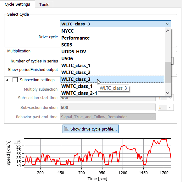 Duty-cycle simulation