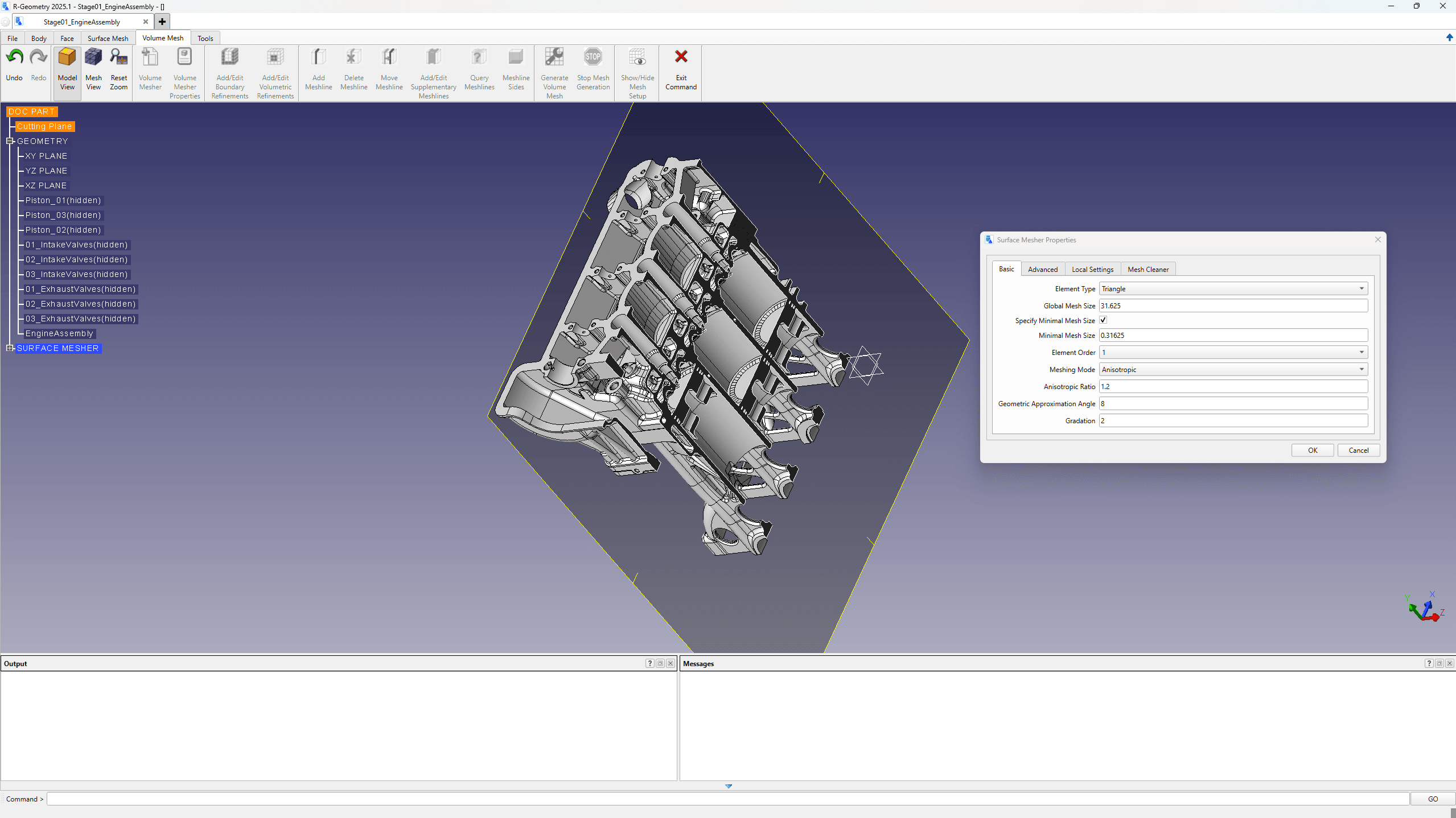 R-Geometry Engine Block