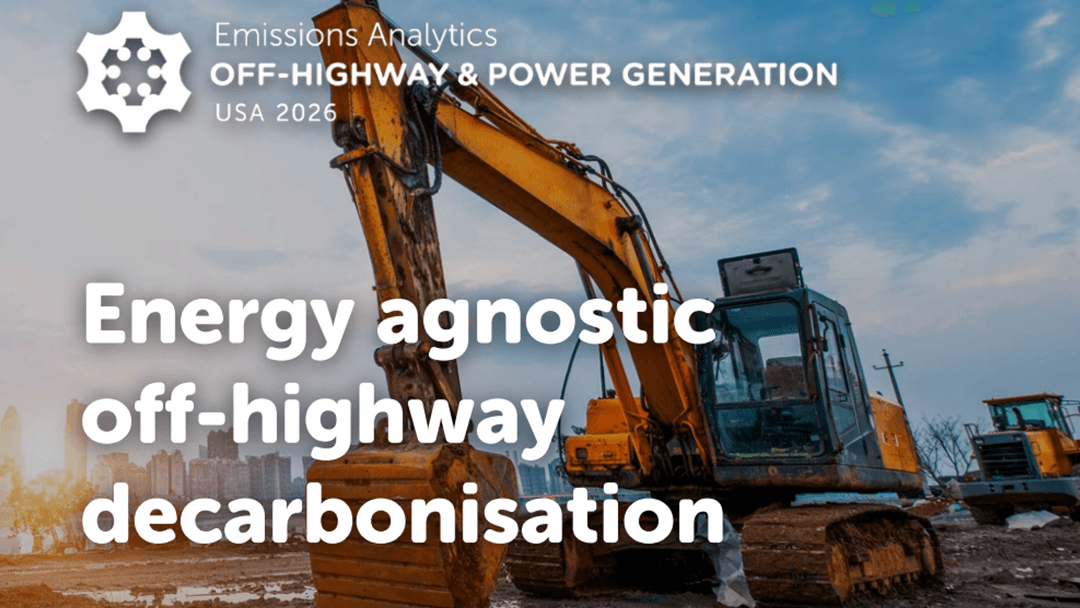 Emissions Analytics Off-Highway and Power Generation