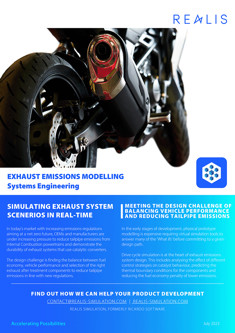 Exhaust emissions modelling